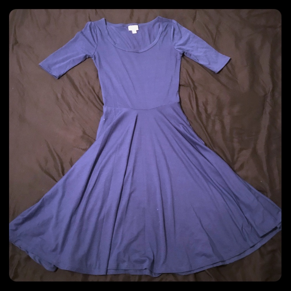 LulaRoe Royal Blue Nicole dress